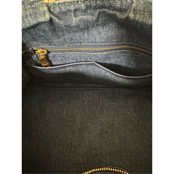 Prada Canada Blue Denim Tote Bag - Picture 7 of 13